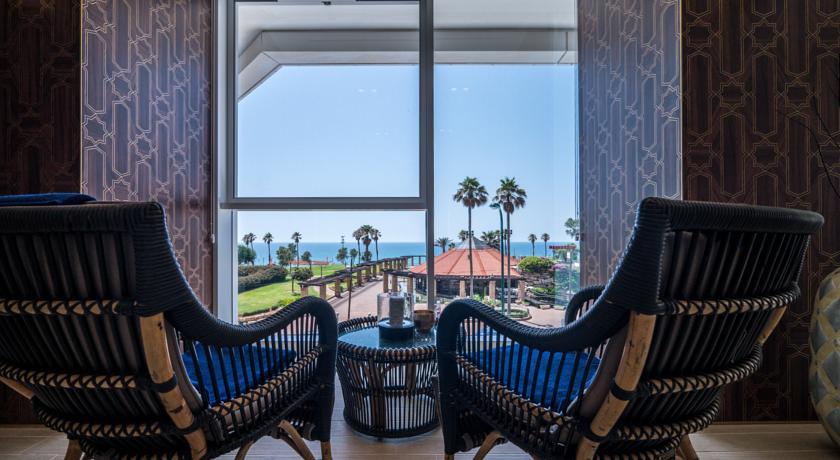 David Tower Hotel Netanya By Prima Hotels - 16 Years Plus المظهر الخارجي الصورة View from the lobby