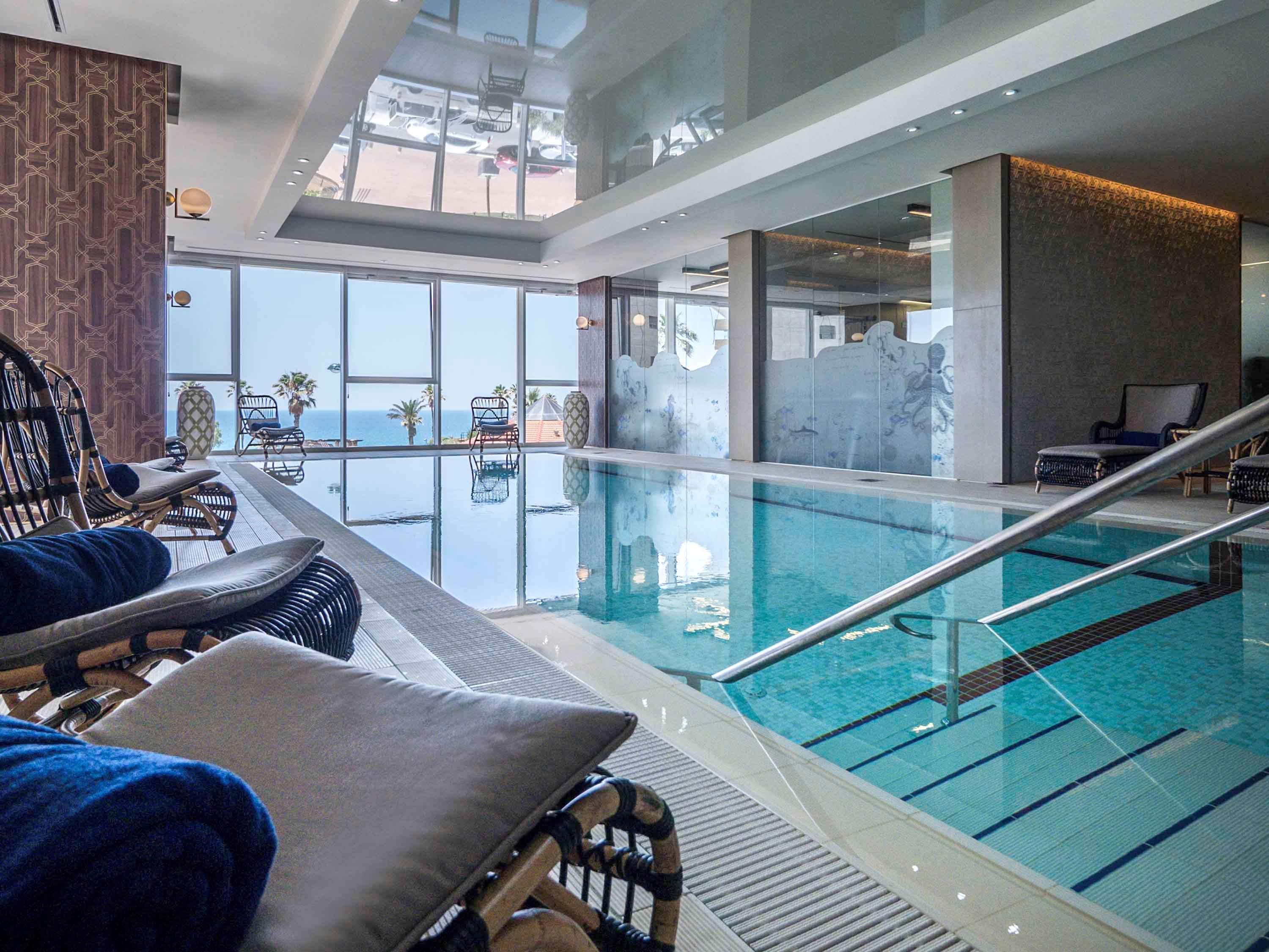 David Tower Hotel Netanya By Prima Hotels - 16 Years Plus المظهر الخارجي الصورة The pool at the hotel
