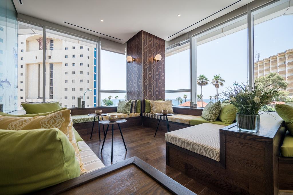 David Tower Hotel Netanya By Prima Hotels - 16 Years Plus المظهر الخارجي الصورة The Sky Lounge